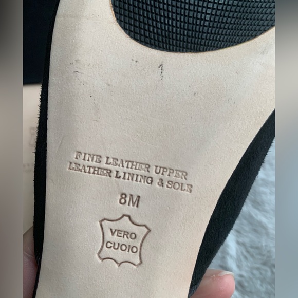 Leon Max Suede Black Mules - Picture 6 of 6